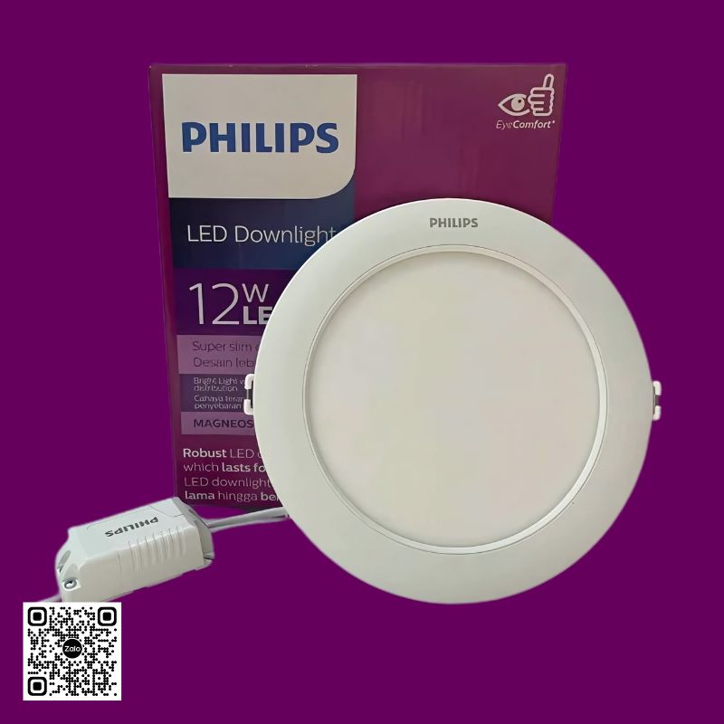 DN027B G3 – Đèn LED âm trần cao cấp nhất Philips với thiết kế tròn & vuông, công suất đa dạng